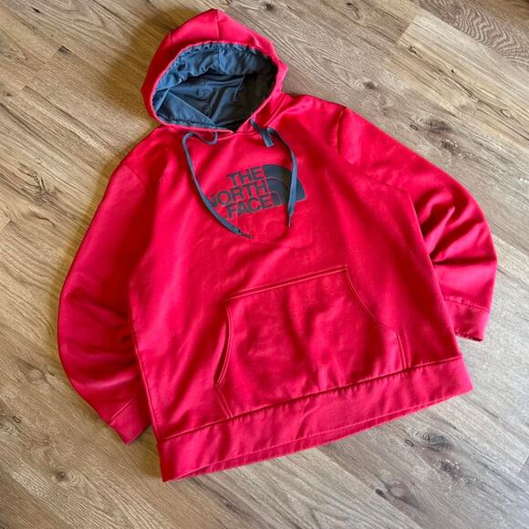 The North Face Men's Vibrant Red Hoodie - Picture 4 of 8